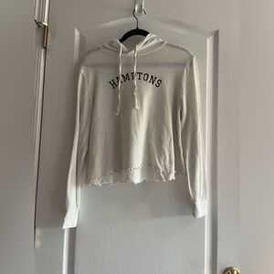 Lightweight Hampton Hoodie with Ruffle Bottom